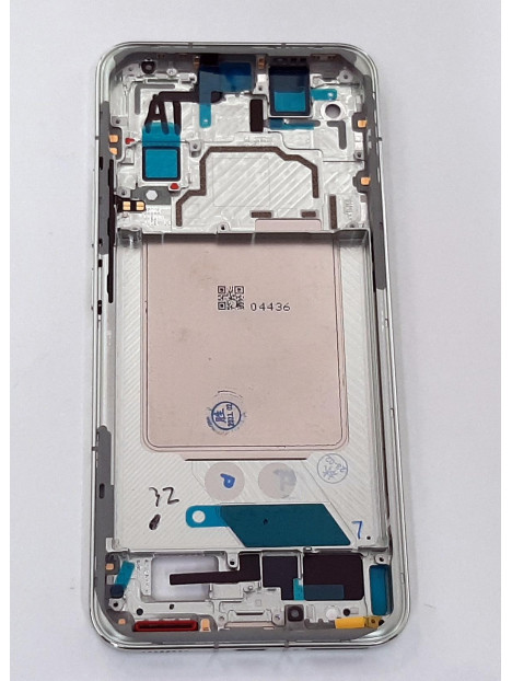 Carcasa central o marco plata para Xiaomi MI 13 5G calidad premium