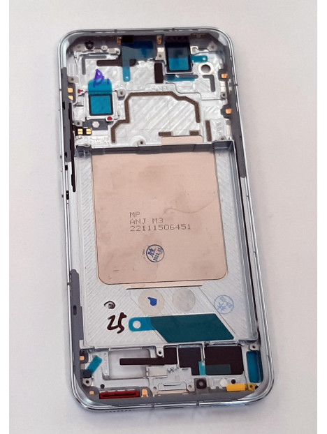Carcasa central o marco azul para Xiaomi MI 13 5G calidad premium