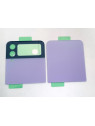 Set 2 tapa trasera o tapa bateria purpura para Samsung Galaxy Z Flip 4 SM-F721