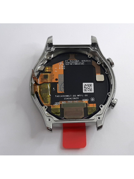 Pantalla lcd para Huawei Honor Watch GS 3 mas tactil negro mas marco plata calidad premium