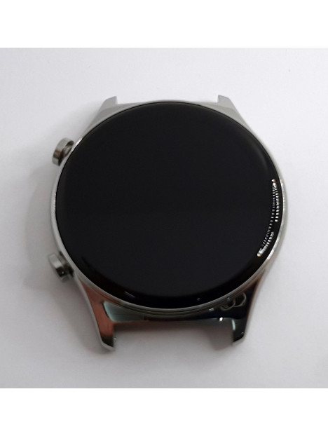 Pantalla lcd para Huawei Honor Watch GS 3 mas tactil negro mas marco plata calidad premium