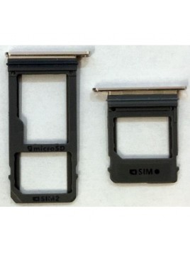 Samsung Galaxy A7 2017 A720 soporte sim y sd dorado premium