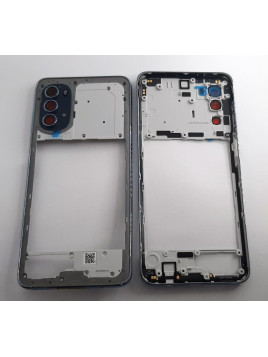 Carcasa trasera o marco azul para Motorola Moto G52 XT2221 calidad premium