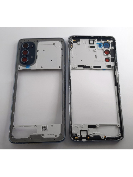 Carcasa trasera o marco azul para Motorola Moto G52 XT2221 calidad premium