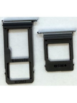 Samsung Galaxy A7 2017 A720 soportes sim y sd azul premium