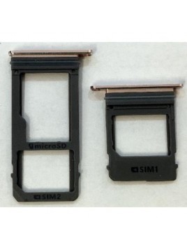 Samsung Galaxy A7 2017 A720 soporte sim y sd rosa premium