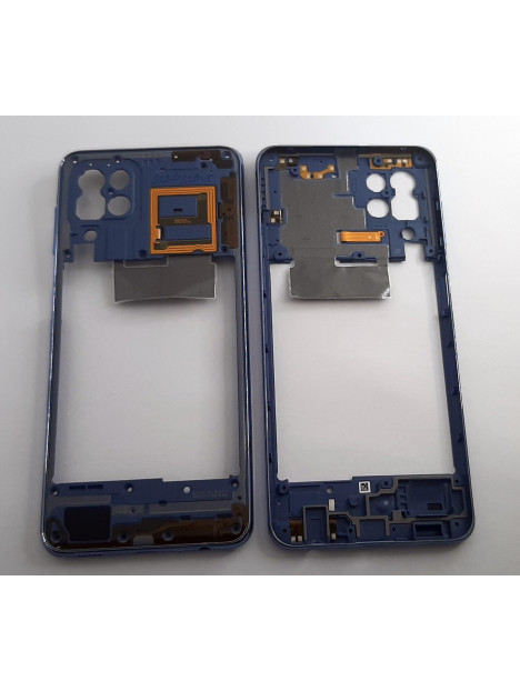 Carcasa trasera o marco azul para Samsung Galaxy M32 SM-M325F 2021 calidad premium