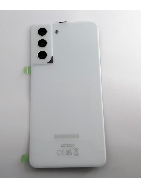 Tapa trasera o tapa bateria blanca para Samsung Galaxy S21 FE SM-G990F GH82-26156B Service Pack