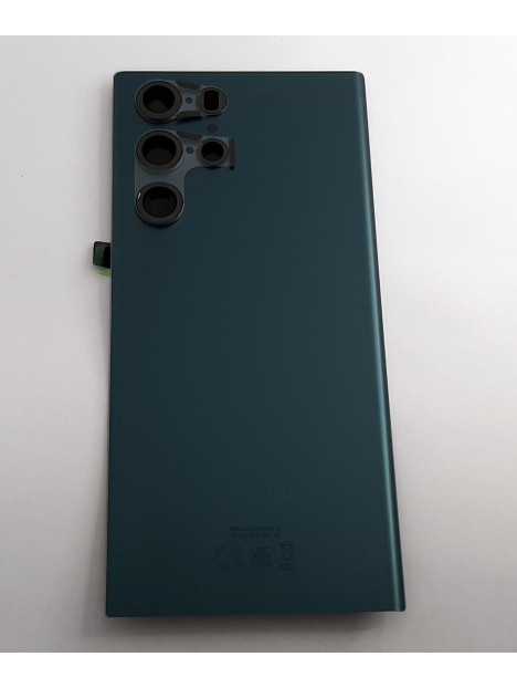 Tapa trasera o tapa bateria verde para Samsung Galaxy S22 Ultra SM-S908B GH82-27457D Service Pack