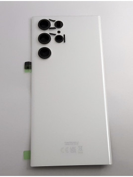 Tapa trasera o tapa bateria blanca para Samsung Galaxy S22 Ultra SM-S908B GH82-27457C Service Pack