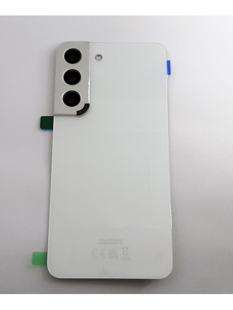 Tapa trasera o tapa bateria blanca para Samsung Galaxy S22 5G SM-S901F GH82-27434B Service Pack