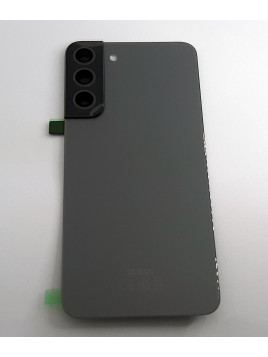 Tapa trasera o tapa bateria gris para Samsung Galaxy S22 Plus 5G SM-S906F GH82-27444E Service Pack