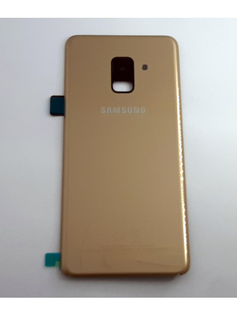 Tapa trasera o tapa bateria dorada para Samsung Galaxy A8 2018 SM-A530F GH82-15551C Service Pack