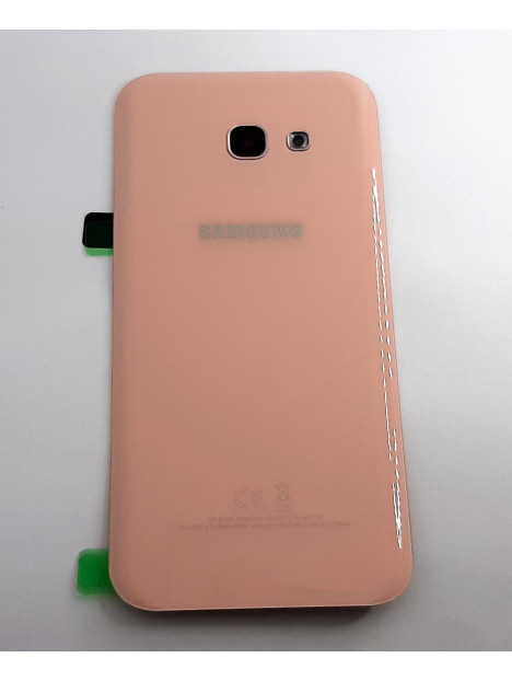 Tapa trasera o tapa bateria rosa para Samsung Galaxy A5 2017 SM-A520F GH82-13638D Service Pack