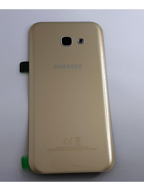 Tapa trasera o tapa bateria dorada para Samsung Galaxy A5 2017 SM-A520F GH82-13638B Service Pack