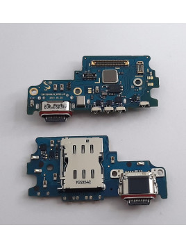 Flex puerto carga mas lector sim para Samsung Galaxy S21 FE G990B GH96-14548A Service Pack