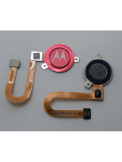 Flex boton home rojo para Motorola Moto E6i calidad premium