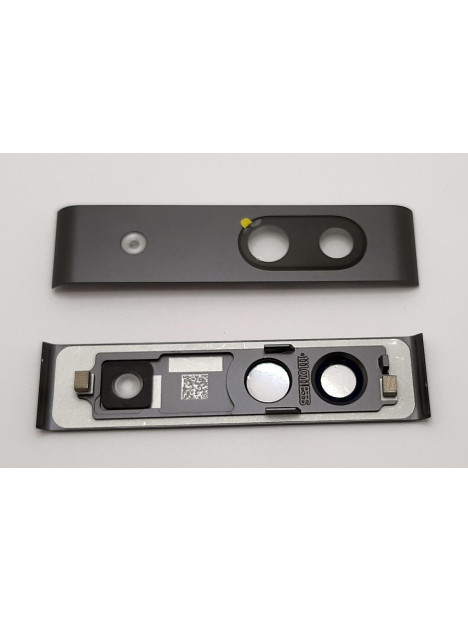 Cubierta camara mas cristal negro para Google Pixel 7A calidad premium