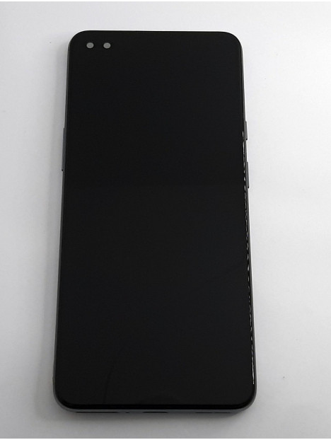 Pantalla oled para Oneplus Nord Realme X50 Pro 5G mas tactil negro mas marco gris compatible
