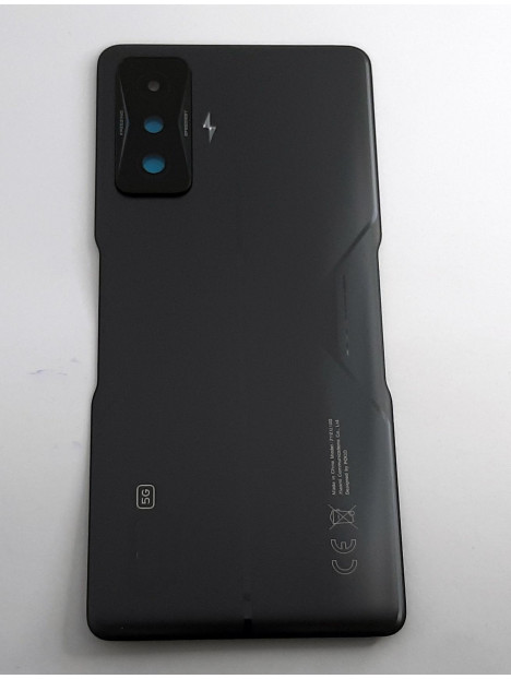 Tapa trasera o tapa bateria negra para Xiaomi Poco F4 GT mas cubierta camara