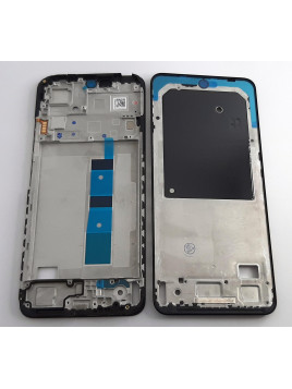 Carcasa central o marco negro para Xiaomi Redmi Note 12 4G calidad premium