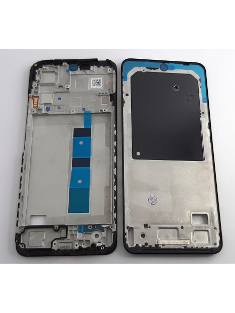 Carcasa central o marco negro para Xiaomi Redmi Note 12 4G calidad premium