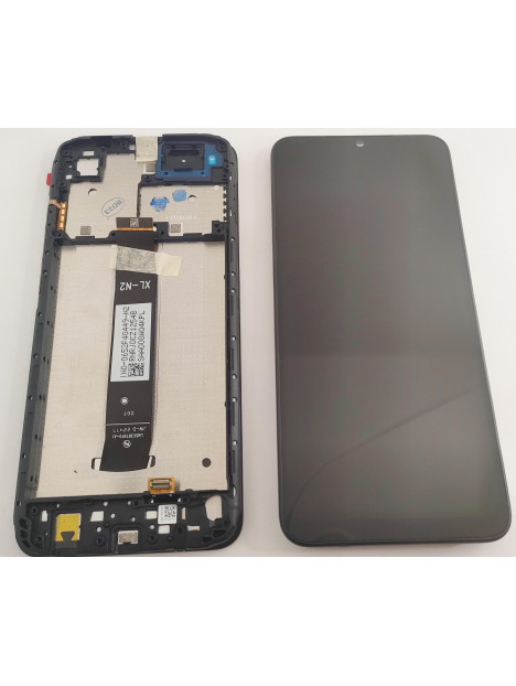 Pantalla lcd para Xiaomi Redmi A2 Redmi A2+ mas tacttil negro mas marco negro Service Pack