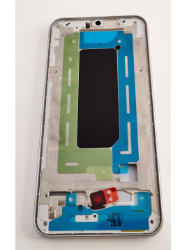 Carcasa central o marco plata para Samsung Galaxy A34 5G SM-A346 GH82-31312B Service Pack