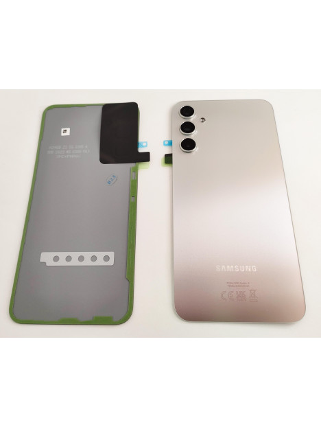 Tapa trasera o tapa bateria plata para Samsung Galaxy A34 5G SM-A346 GH82-30709B Service Pack