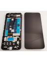 Pantalla lcd para Samsung Galaxy A14 4G A145 GH81-23541A mas tactil negro mas marco negro Service Pack