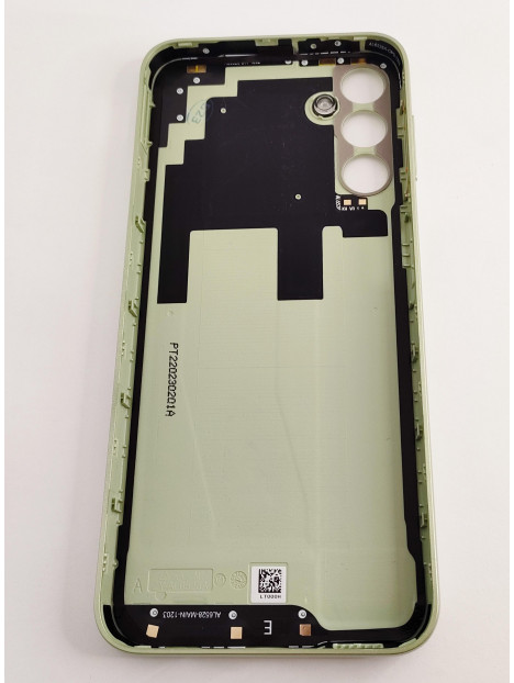 Tapa trasera o tapa bateria verde para Samsung Galaxy A14 4G A145 GH81-23538A Service Pack