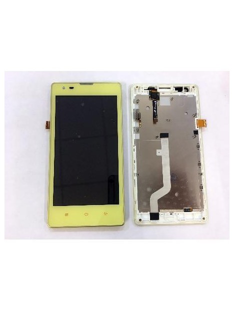 Xiaomi Redmi 1s 3G pantalla lcd + tactil amarillo + marco or