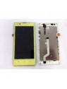 Xiaomi Redmi 1s 3G pantalla lcd + tactil amarillo + marco or