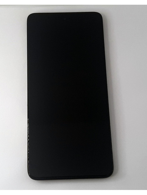 Pantalla lcd para Motorola Moto G82 XT2225 mas tactil negro mas marco negro calidad premium