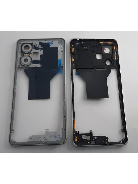 Carcasa central o marco blanco para Xiaomi POCO X5 Pro 5G calidad premium