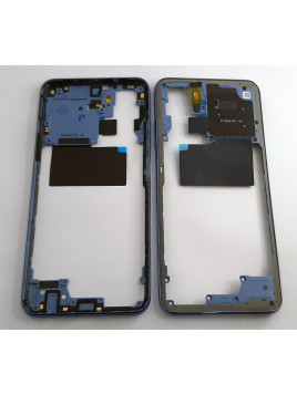 Carcasa central o marco azul para Xiaomi Poco M5s calidad premium