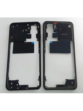 Carcasa central o marco negro para Xiaomi Poco M5s calidad premium