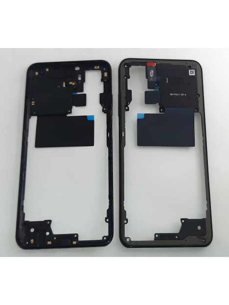 Carcasa central o marco negro para Xiaomi Poco M5s calidad premium