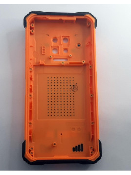 Carcasa trasera o tapa trasera negra naranja para Doogee S86 S86 Pro