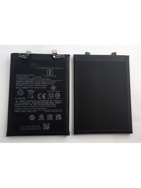 Bateria BP4K 5000mAh para Xiaomi Poco X5 Pro 5G compatible