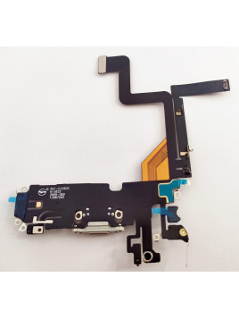 Flex puerto carga blanco para IPhone 14 Pro compatible