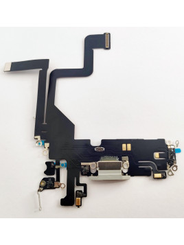 Flex puerto carga blanco para IPhone 14 Pro compatible