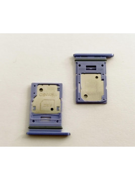 Soporte o bandeja dual sim purpura para Samsung Galaxy A54 5G A546B calidad premium