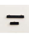 Set 2 botones negros para Samsung Galaxy S10 Lite G770F SM-G770F G770 SM-G770 calidad premium