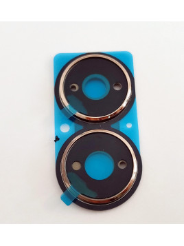 Set 2 cubierta camara dorada para Vivo Y35 2022 calidad premium