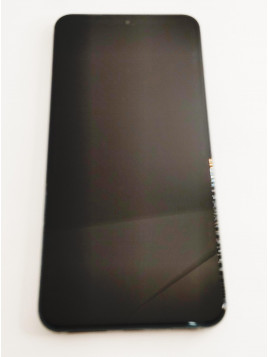 Pantalla LCD mas tactil negro para Samsung Galaxy S22 5G SM-901F GH82-27518C mas marco verde service pack