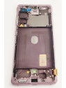 Pantalla LCD mas tactil negro para Samsung galaxy s20 FE 4g 5g SM-G780f GH82-24220C mas marco lavanda service pack