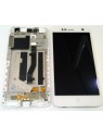 Zte Blade V8 Mini pantalla lcd + tactil blanco + marco premium