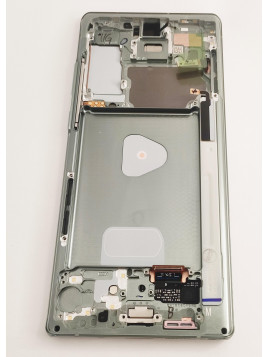 Pantalla LCD mas tactil negro para Samsung galaxy Note 20 4g 5g sm-981f  GH82-23495C mas marco verde service pack