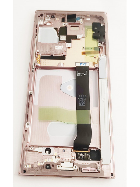 Pantalla LCD mas tactil negro para Samsung Galaxy note 20 ultra 4g 5g SM-N985F N986F mas marco bronce service pack